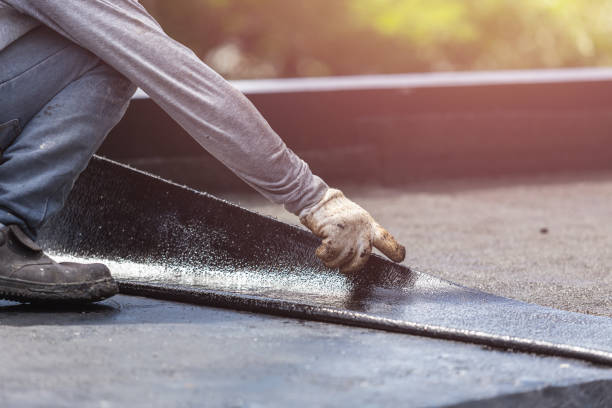 Professional Waterproofing technician working in Manhasset, NY